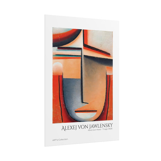 Abstract Head - Tragic (1928) by Alexej von Jawlensky  / Affiche imprimée - Série ART's Collection