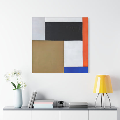 Composition (1923 - 1924) by Theo van Doesburg / Reproduction Fine Art sur Toile / Epaisseur 3,2cm - 1'25 po