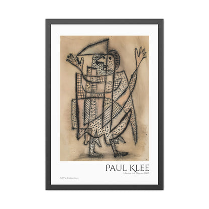 Maske mit Sense (1927) by Paul Klee / Affiche Encadrée série ART's Collection