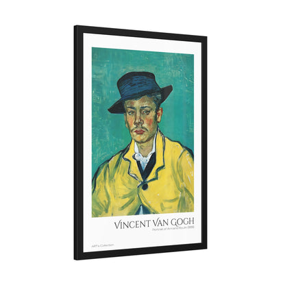 Portrait of Armand Roulin (1888)  by Vincent Van Gogh / Affiche Encadrée série ART's Collection