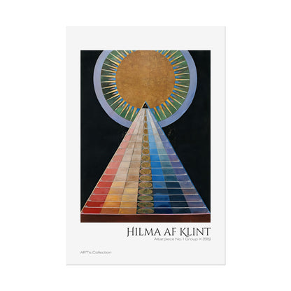 Altarpiece No. 1 Group X (1915) by Hilma af Klint  / Affiche imprimée - Série ART's Collection