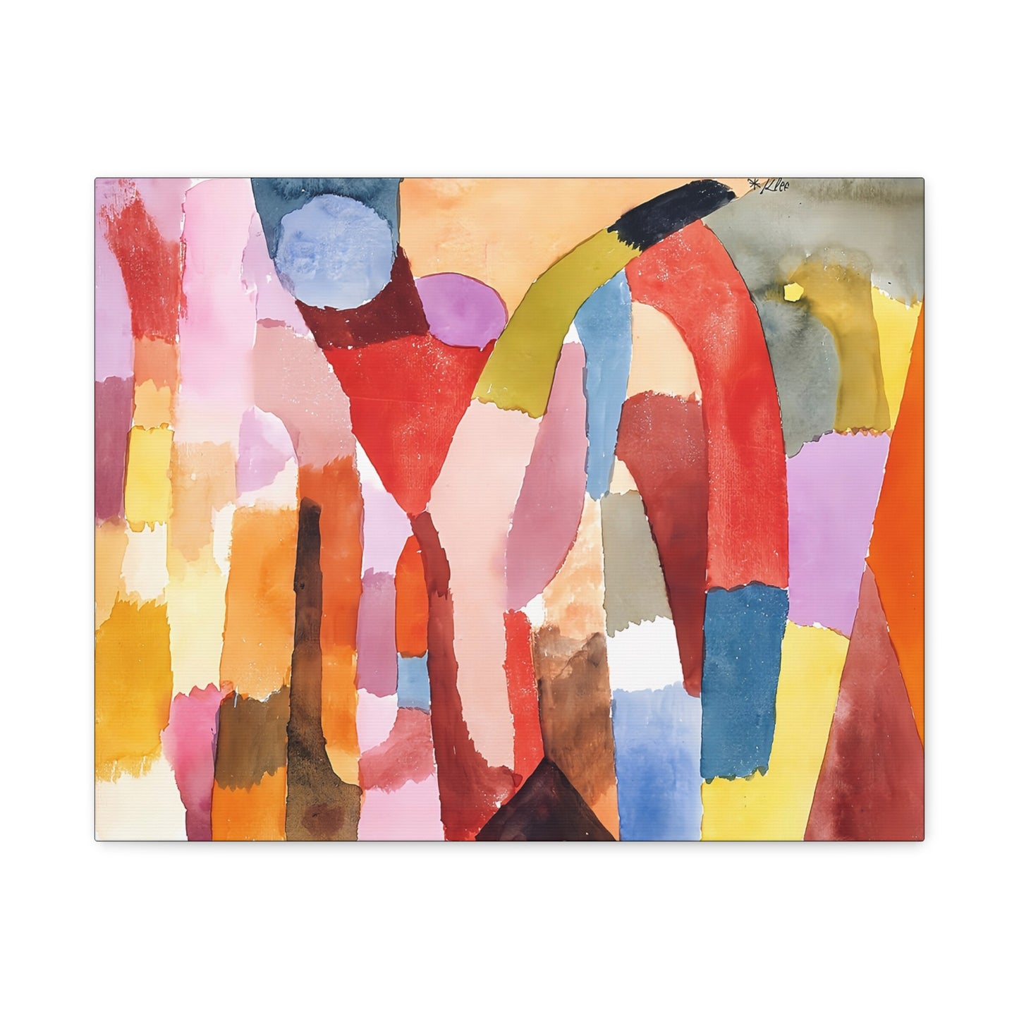 Movement of Vaulted Chambers (1915) by Paul Klee   / Reproduction Fine Art sur Toile / Epaisseur 3,2cm - 1'25 po