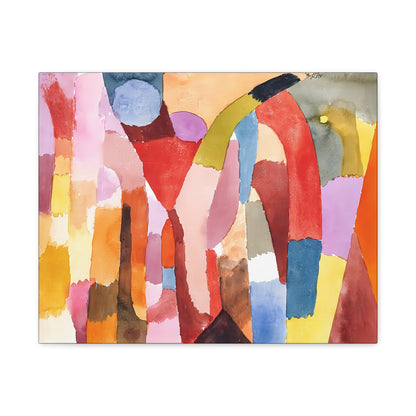 Movement of Vaulted Chambers (1915) by Paul Klee   / Reproduction Fine Art sur Toile / Epaisseur 3,2cm - 1'25 po