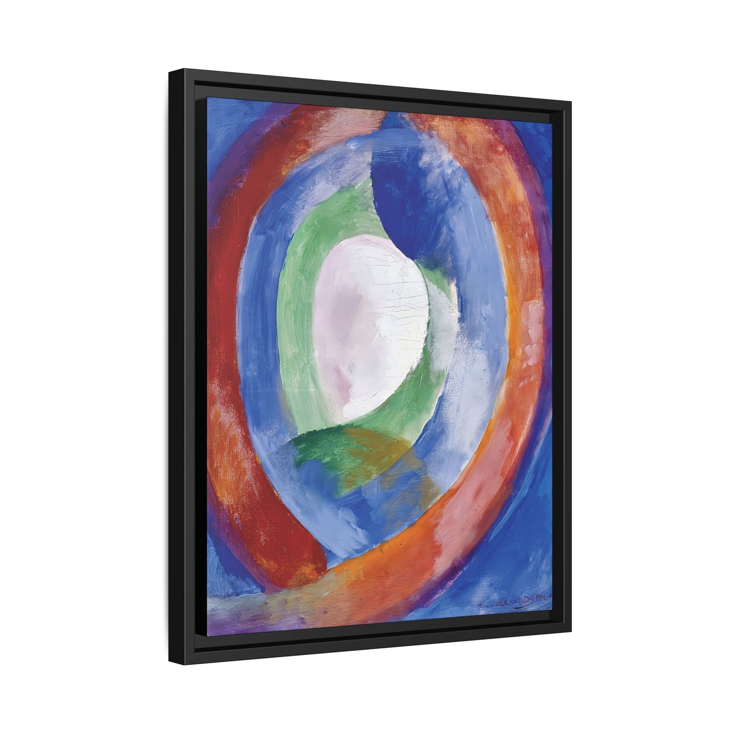 Formes circulaires Lune Numéro 1 (1913)  by Robert Delaunay  / Toile encadrée sur caisse américaine