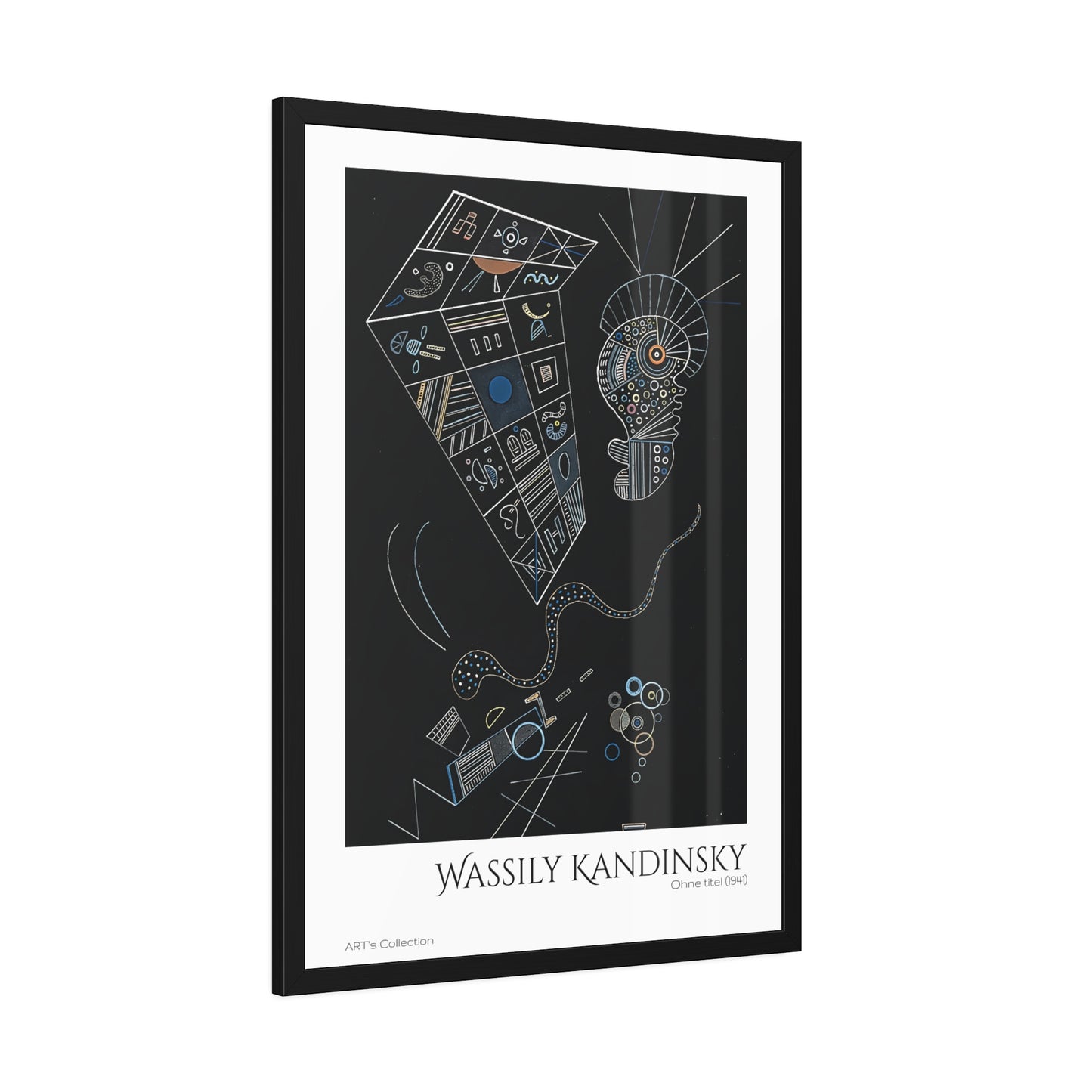 Ohne titel (1941) by Wassily Kandinsky / Affiche Encadrée série ART's Collection