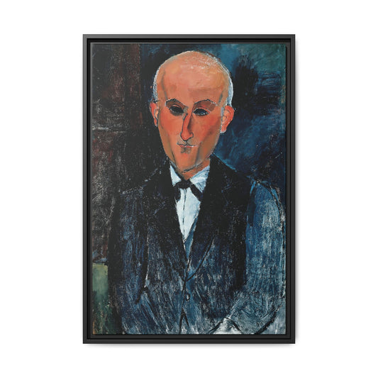 Max Jacob by Amedeo Modigliani / Toile encadrée sur caisse américaine
