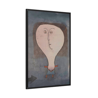 Fright of a Girl (1922) by Paul Klee / Toile encadrée sur caisse américaine