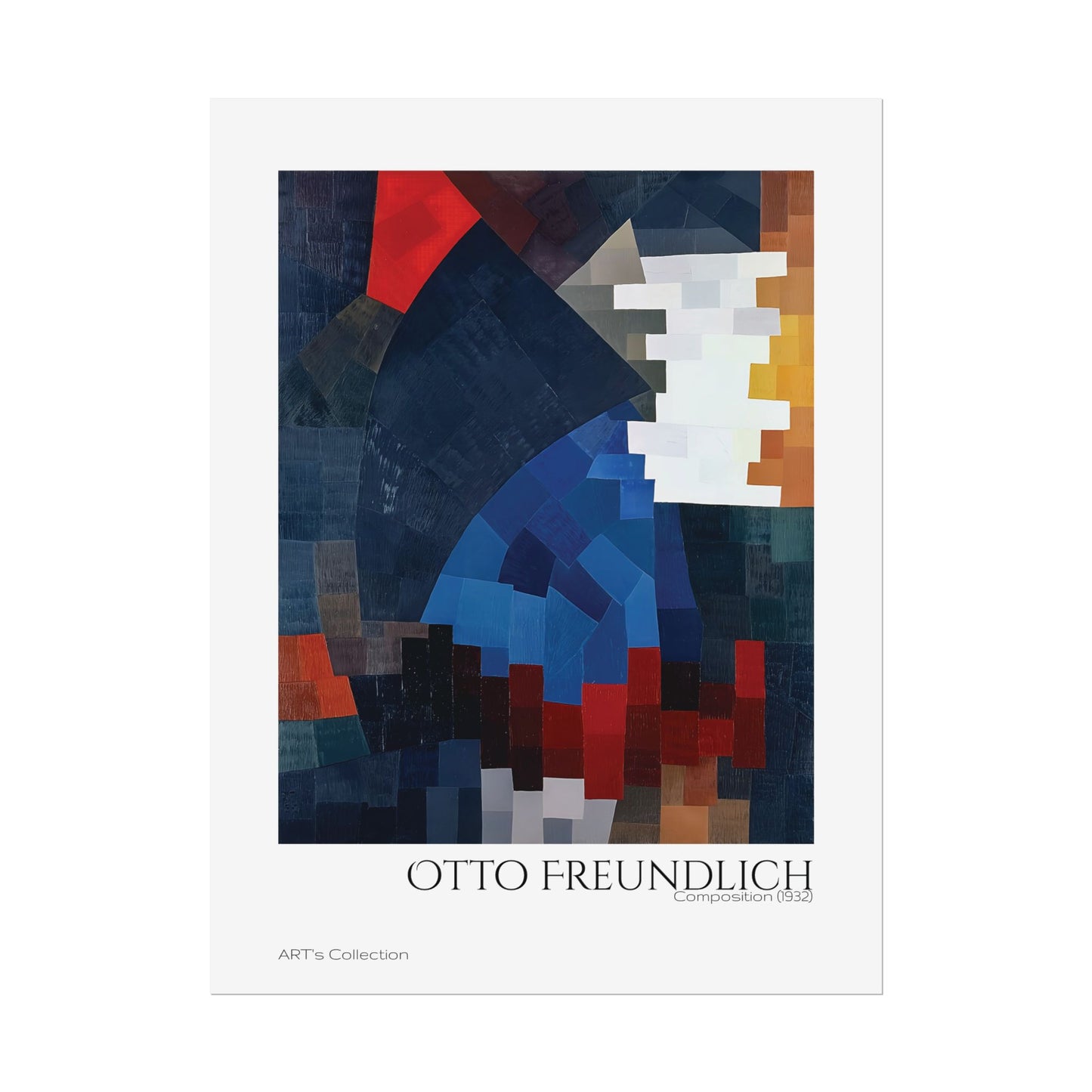 Composition (1932) by Otto Freundlich / Affiche imprimée - Série ART's Collection