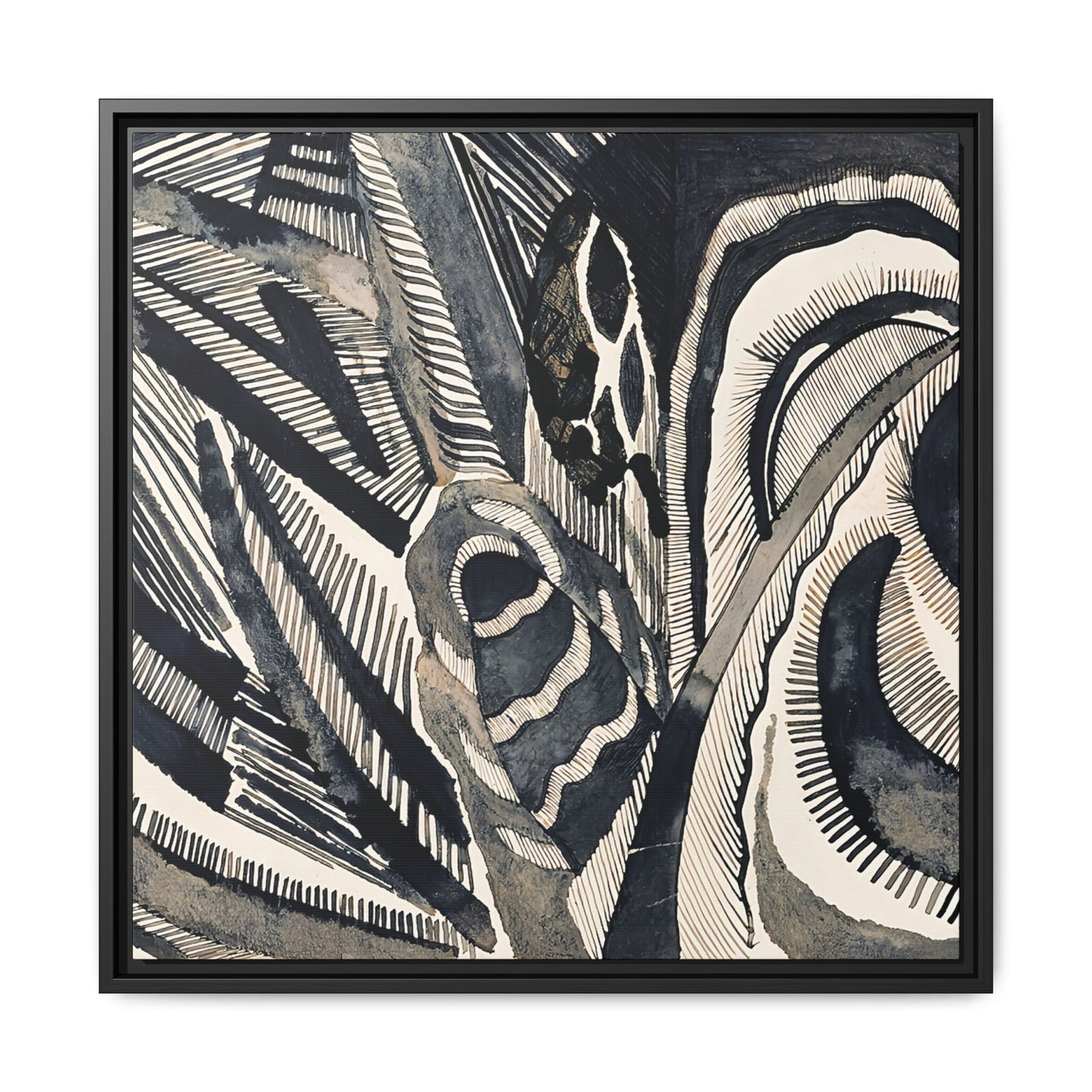 Landschaft (1918)  by Otto Freundlich / Toile encadrée sur caisse américaine
