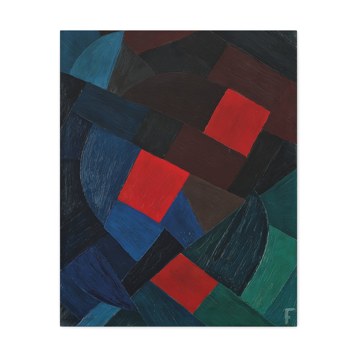Komposition (1935-1936) by Otto Freundlich  / Reproduction Fine Art sur Toile / Epaisseur 3,2cm - 1'25 po