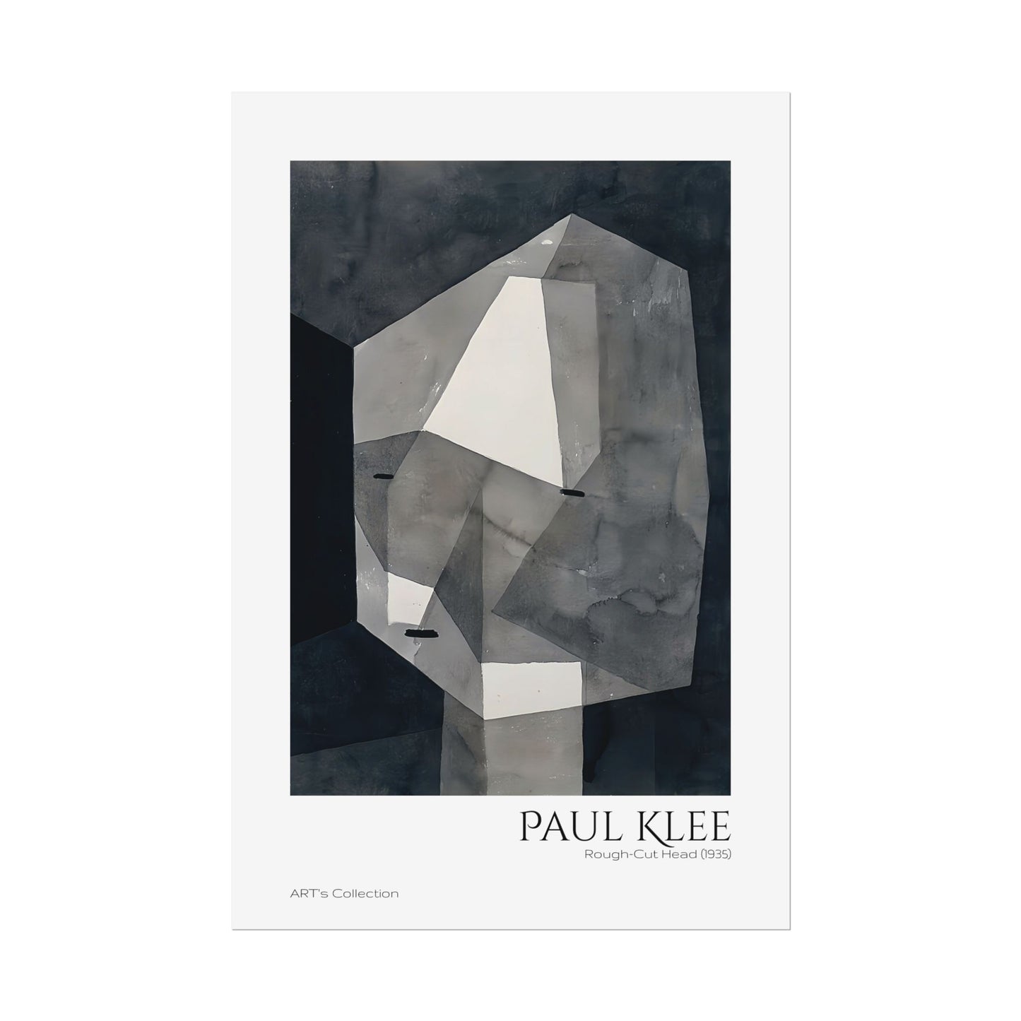 Rough-Cut Head (1935) by Paul Klee / Affiche imprimée - Série ART's Collection