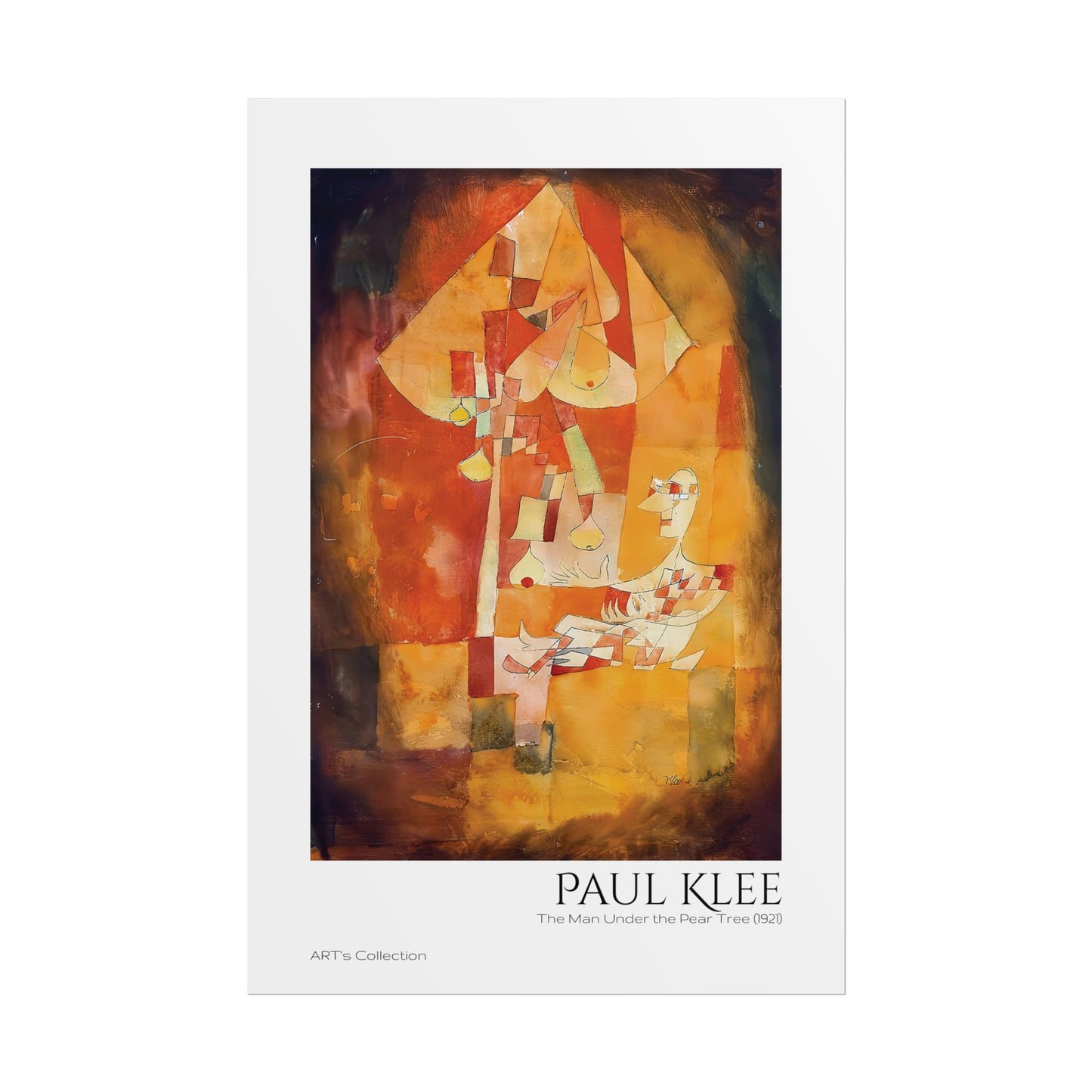 The Man Under the Pear Tree (1921) by Paul Klee / Affiche imprimée - Série ART's Collection