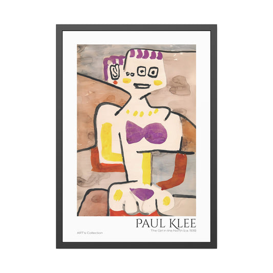 The Girl in the North (ca. 1939)  by Paul Klee / Affiche Encadrée série ART's Collection