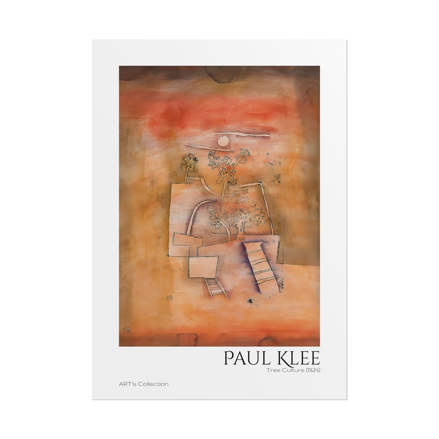 Tree Culture (1924) by Paul Klee / Affiche imprimée - Série ART's Collection