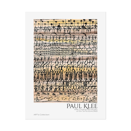 ERA. Cooling in a Garden of the Torrid Zone (1923) by Paul Klee / Affiche imprimée - Série ART's Collection