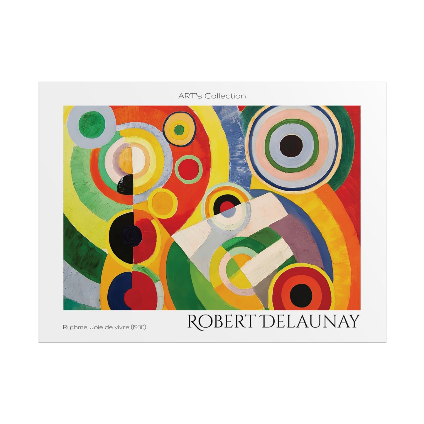 Rythme, Joie de vivre (1930) by Robert Delaunay / Affiche imprimée - Série ART's Collection