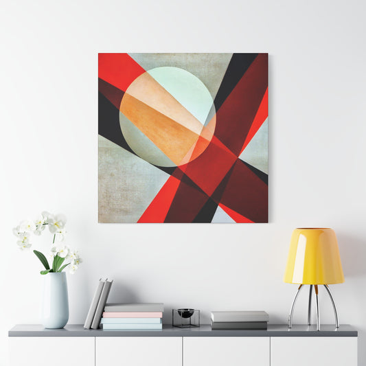 A 19 (1927) by László Moholy-Nagy / Reproduction Fine Art sur Toile / Large Epaisseur 3.2 cm - 1.25 inch