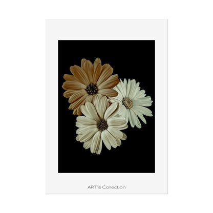 Collection Signature "FLORAL Numéro 3" sur Affiche imprimée - Série ART's Collection