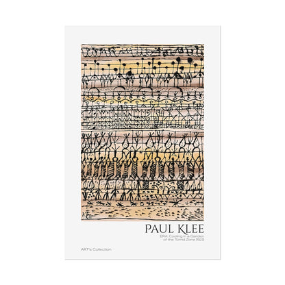 ERA. Cooling in a Garden of the Torrid Zone (1923) by Paul Klee / Affiche imprimée - Série ART's Collection