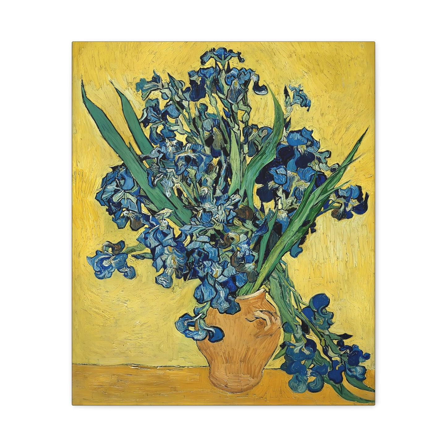 Irises (1890) by Vincent van Gogh  / Reproduction Fine Art sur Toile / Epaisseur 3,2cm - 1'25 po