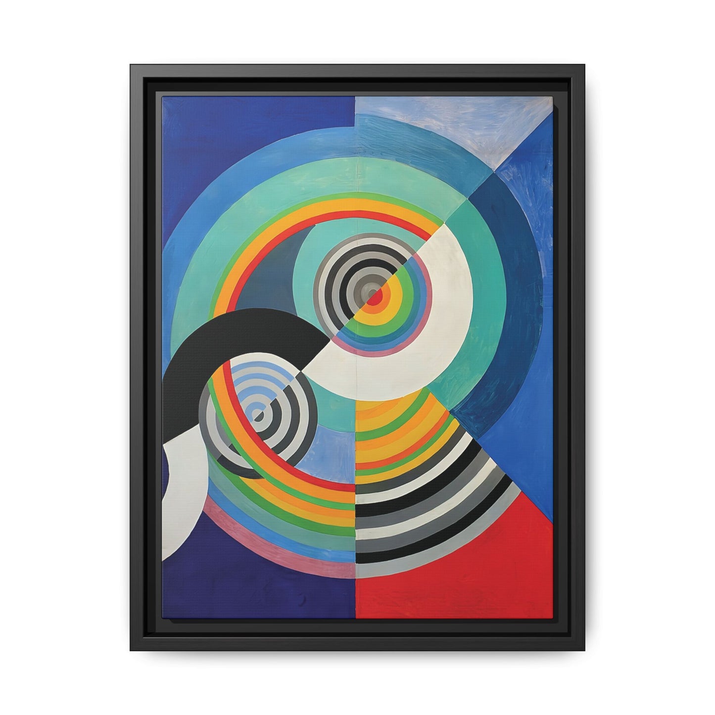 Rythme Numéro 3 (1938)  by Robert Delaunay  / Toile encadrée sur caisse américaine