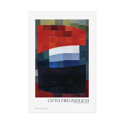 My Sky is Red (1933) by Otto Freundlich / Affiche imprimée - Série ART's Collection