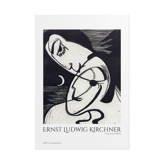 The Kiss (1930) by Ernst Ludwig Kirchner / Affiche imprimée - Série ART's Collection