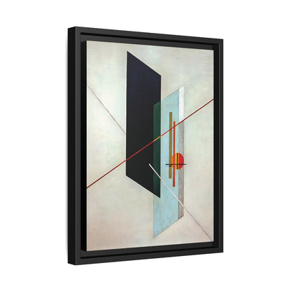 A IX (1923) by László Moholy-Nagy  / Toile encadrée sur caisse américaine