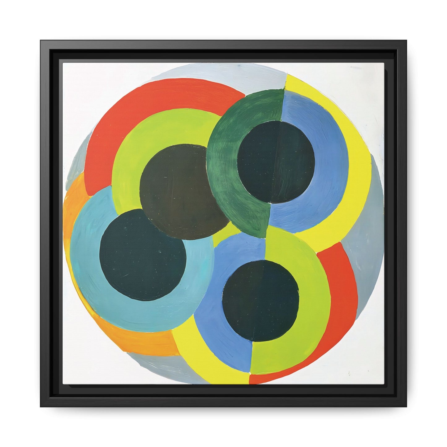 Disks (1930-1933) by Robert Delaunay  / Toile encadrée sur caisse américaine
