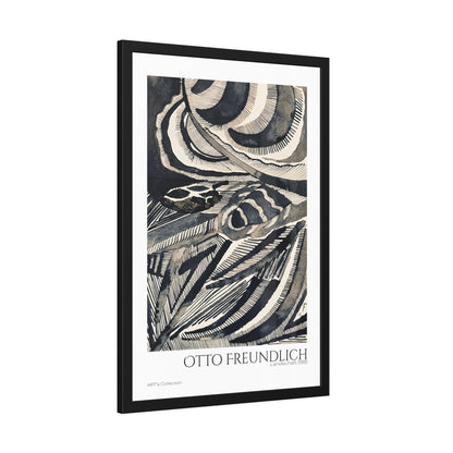 Landschaft (1918) by Otto Freundlich  / Affiche Encadrée série ART's Collection