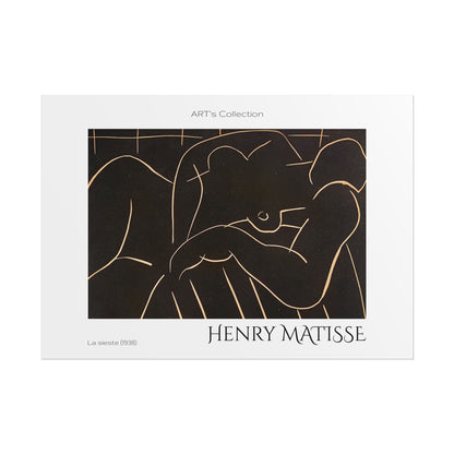 La sieste (1938) by Henry Matisse / Affiche imprimée - Série ART's Collection