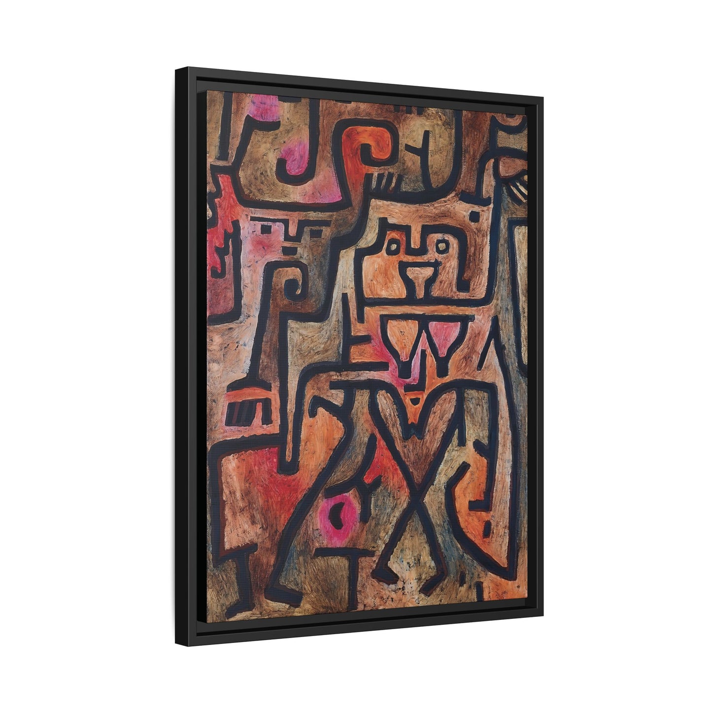 Forest Witches (1938) by Paul Klee / Toile encadrée sur caisse américaine