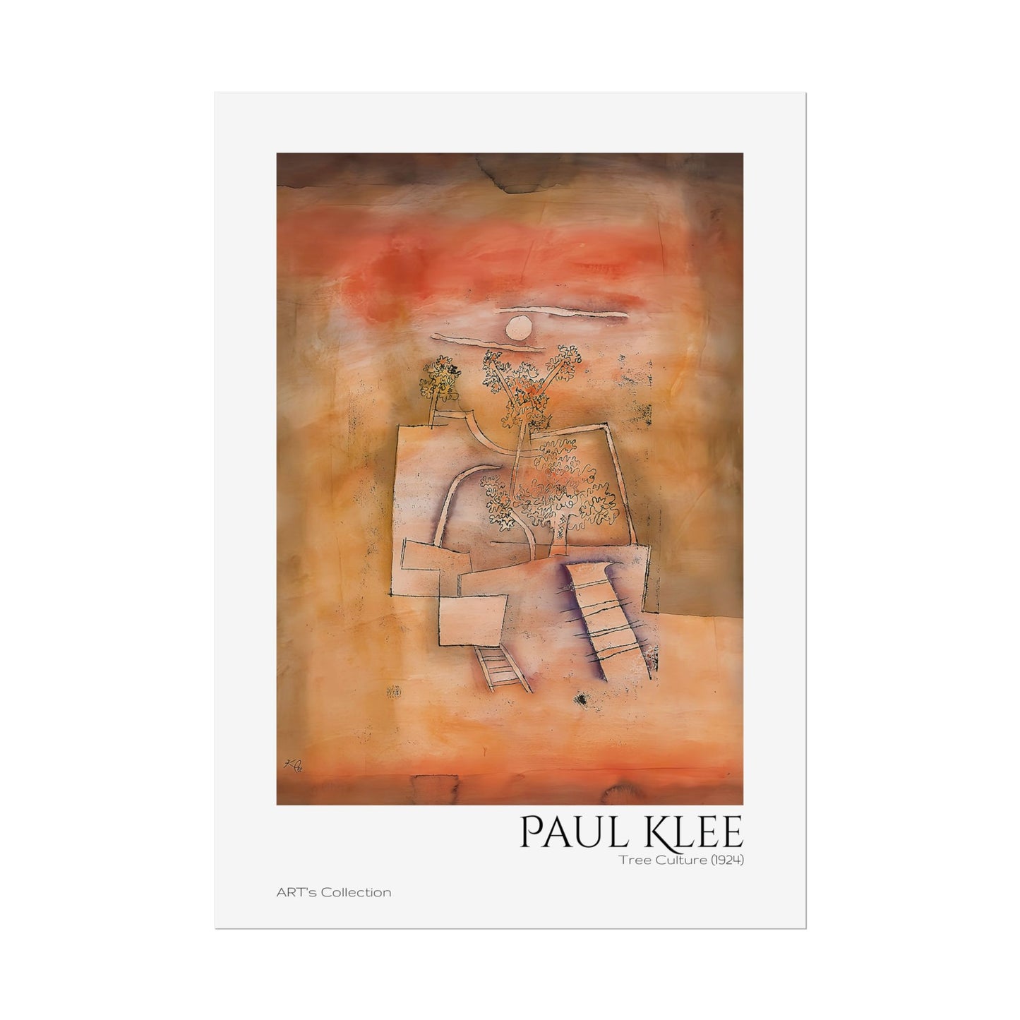 Tree Culture (1924) by Paul Klee / Affiche imprimée - Série ART's Collection