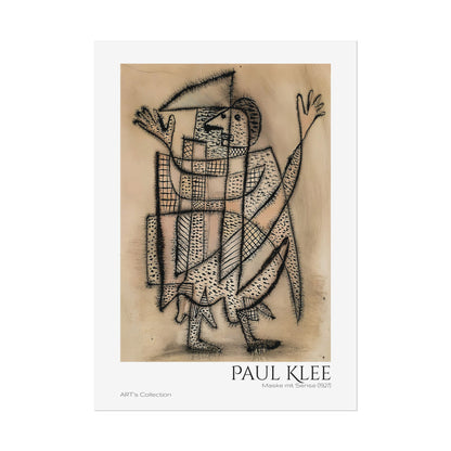 Maske mit Sense (1927)  by Paul Klee / Affiche imprimée - Série ART's Collection