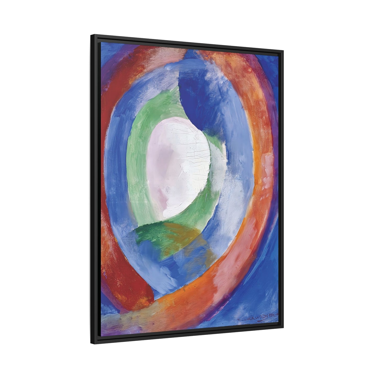 Formes circulaires Lune Numéro 1 (1913)  by Robert Delaunay  / Toile encadrée sur caisse américaine