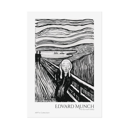 The Scream (1895) by Edvard Munch / Affiche imprimée - Série ART's Collection