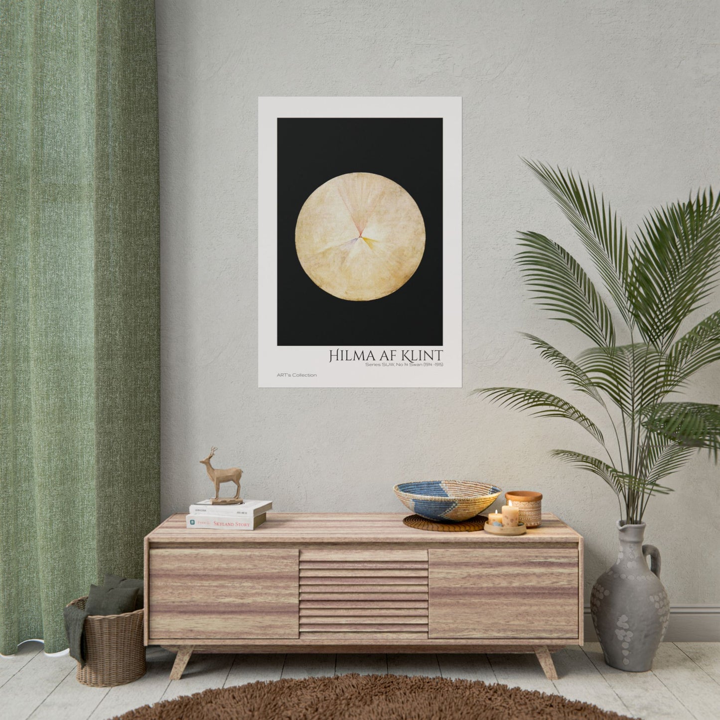 Series SUW, No 14 Swan (1914 -1915) by Hilma af Klint  / Affiche imprimée - Série ART's Collection