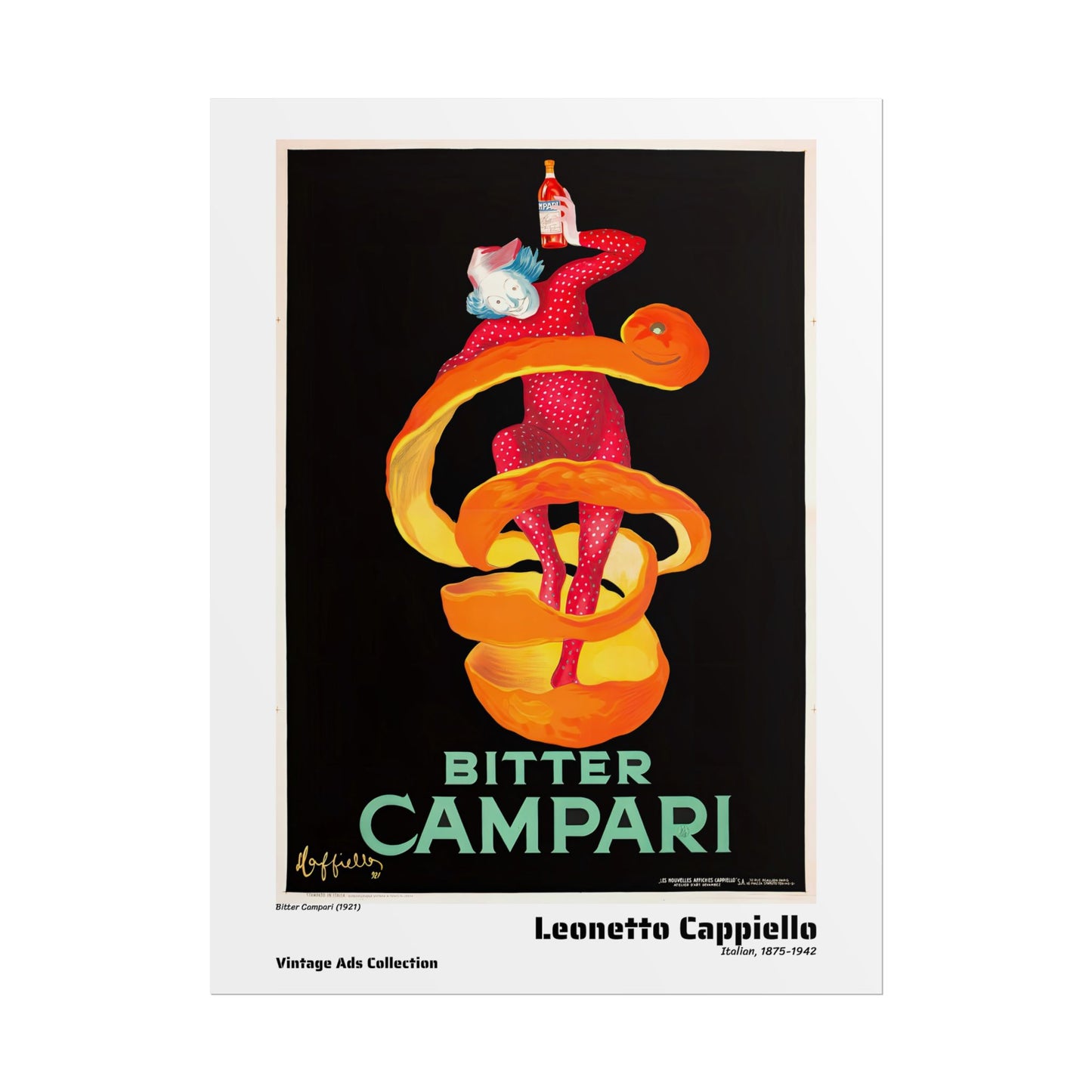 Bitter Campari (1921) by Leonetto Cappiello / Affiche imprimée - Série Vintage Ads Collection