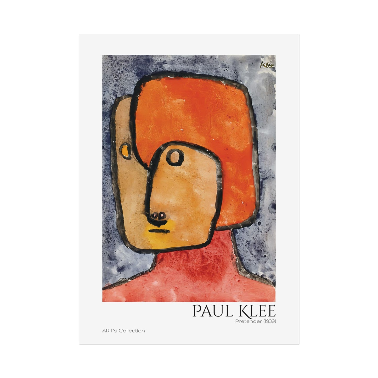 Pretender (1939) by Paul Klee / Affiche imprimée - Série ART's Collection