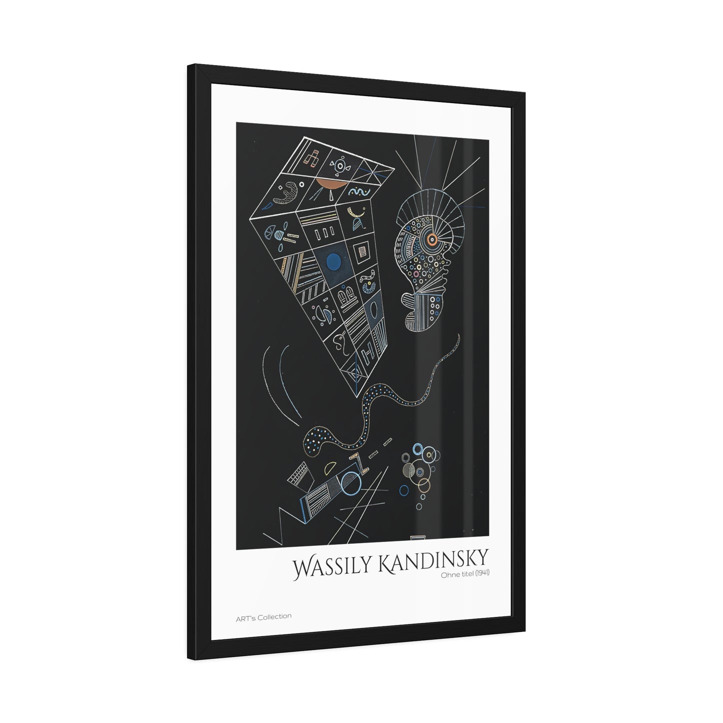 Ohne titel (1941) by Wassily Kandinsky / Affiche Encadrée série ART's Collection