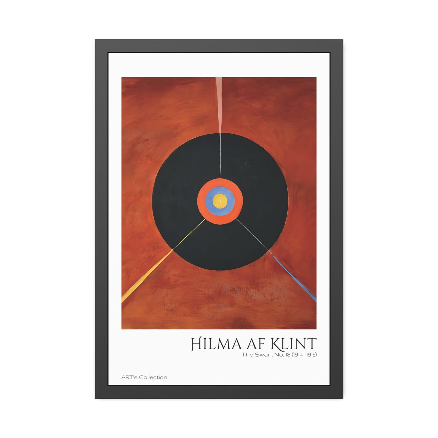 The Swan, No. 18 (1914 -1915) by Hilma af Klint  / Affiche Encadrée série ART's Collection