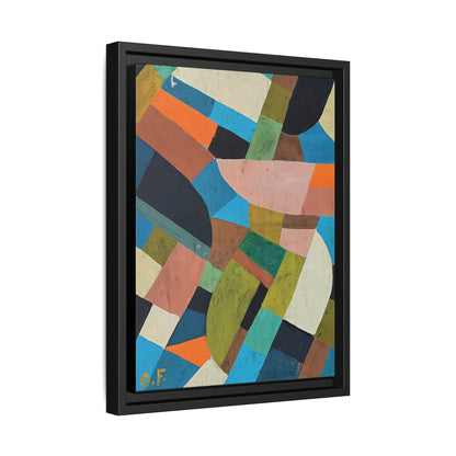 Petite Composition (Circa 1937)  by Otto Freundlich / Toile encadrée sur caisse américaine