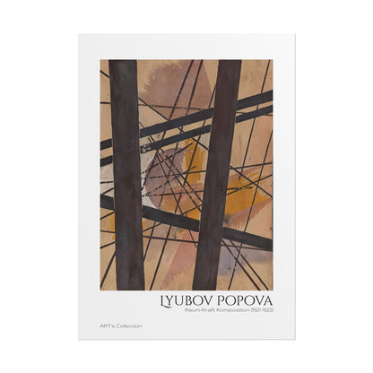 Raum-Kraft Komposition (1921-1922) by Lyubov Popova / Affiche imprimée - Série ART's Collection