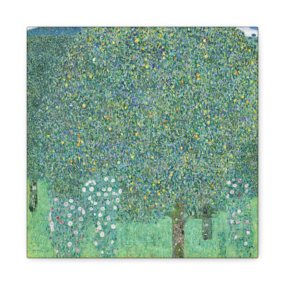 Rosebushes under the Trees (circa 1905) by Gustav Klimt / Reproduction Fine Art sur Toile / Flanc Large Epaisseur 3.2 cm - 1.25 inch