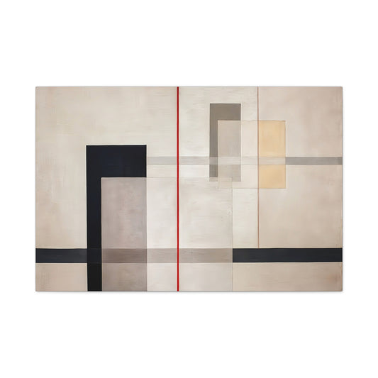 K VII (1922) by  László Moholy-Nagy  / Reproduction Fine Art sur Toile / Flanc Large Epaisseur 3.2 cm - 1.25 inch