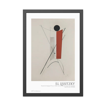 Kestnermappe Proun, Rob. Levnis and Chapman GmbH Hannover #3 (1923) El Lissitzky  by El Lissitzky / Affiche Encadrée série ART's Collection