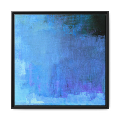 Tableau Contemporain Azuréen "Série Sign Collections" / Toile encadrée sur caisse américaine