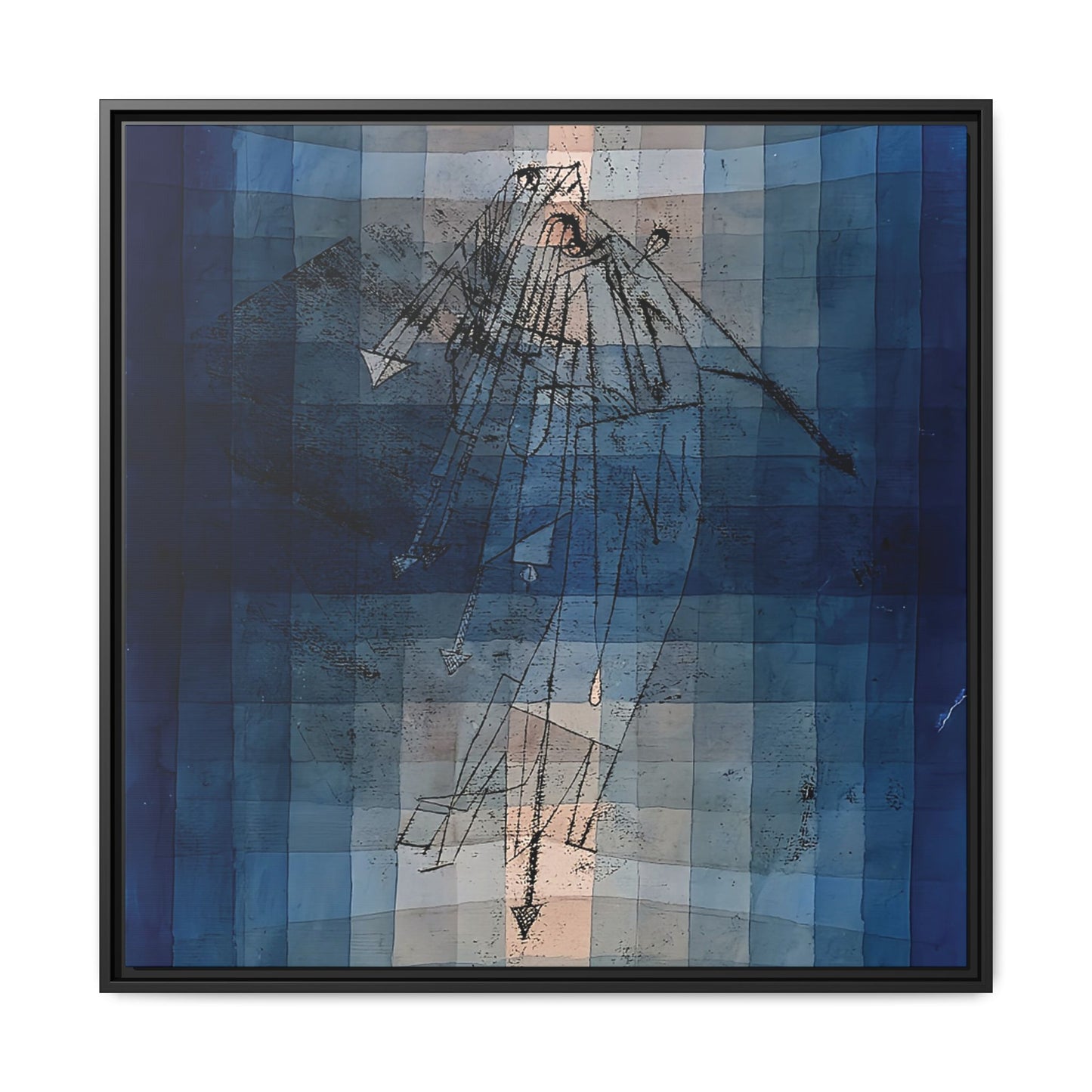 Dance of Moth (1923) by Paul Klee / Toile encadrée sur caisse américaine