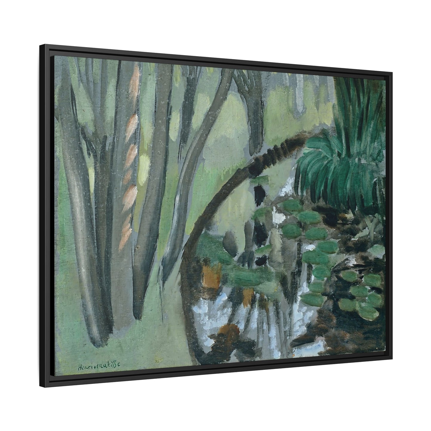 Le ruisseau, Maintenon (1918) by Henri Matisse  / Toile encadrée sur caisse américaine