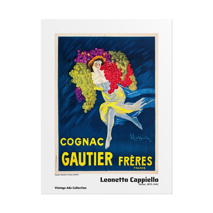 Cognac Gautier Frères (1907) by Leonetto Cappiello / Affiche imprimée - Série Vintage Ads Collection